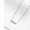 MODIAN D Color Moissanite Link Chain Pendant Necklace 925 Sterling Silver Trendy A Row Round Bracelet For Women Fine Jewelry Set