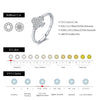 MODIAN D Color Moissanite 925 Sterling Silver Exquisite Charming Clubs Finger Rings For Women Vacation Party Fine Jewelry