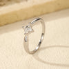MODIAN D Color VVS1 Square Moissanite Ring 925 Sterling Silver Dazzling Wedding Band Rings For Women Fine Jewelry Gifts