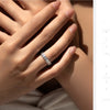 MODIAN Exquisite D Color Moissanite Ring 925 Sterling Silver Fashion Stackable Eternity Band Rings For Women Fine Jewelry