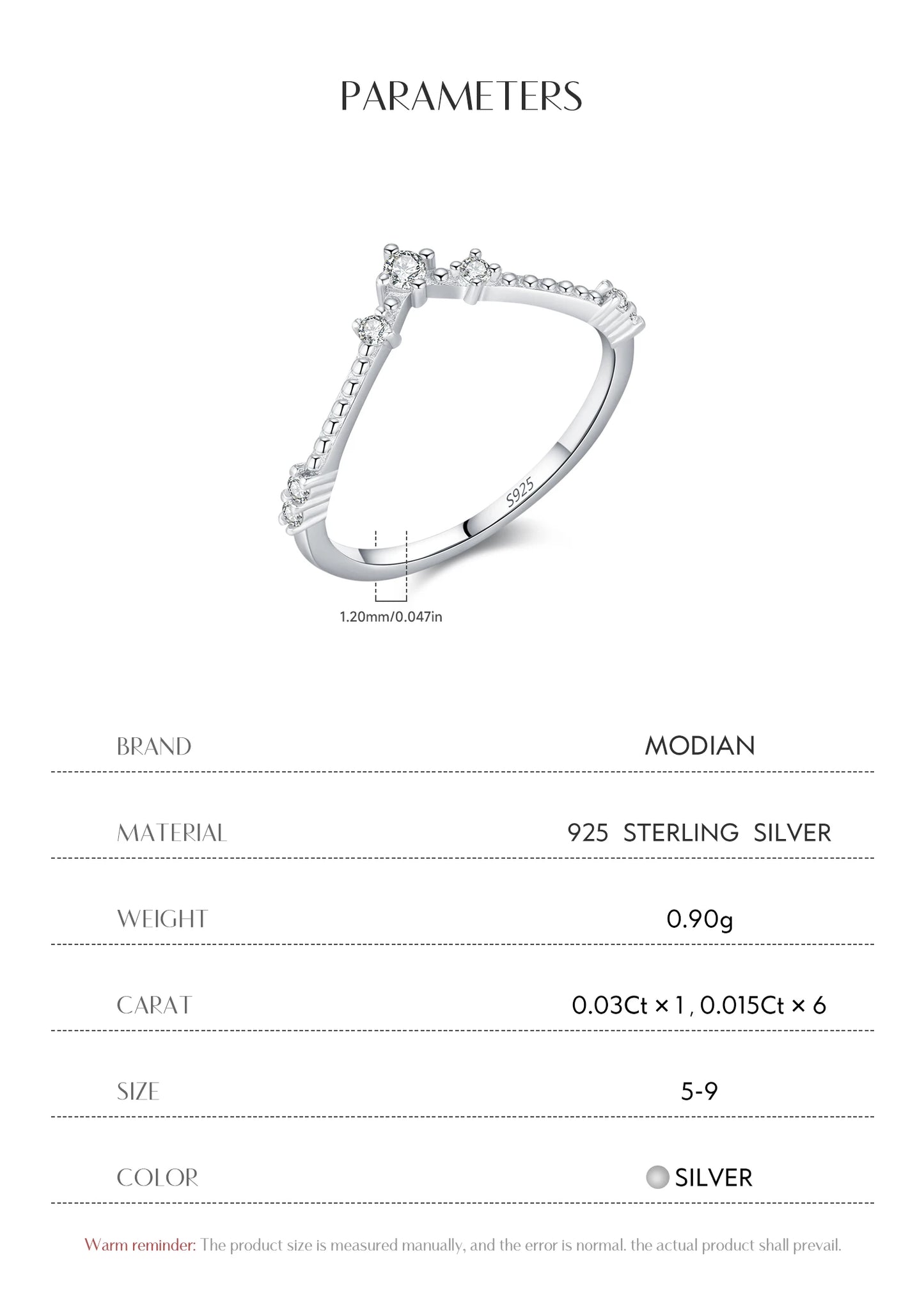MODIAN D Color Moissanite Rings 925 Sterling Silver Exquisite Arrow Thin Finger Sparkling Rings For Women Wedding Fine Jewelry