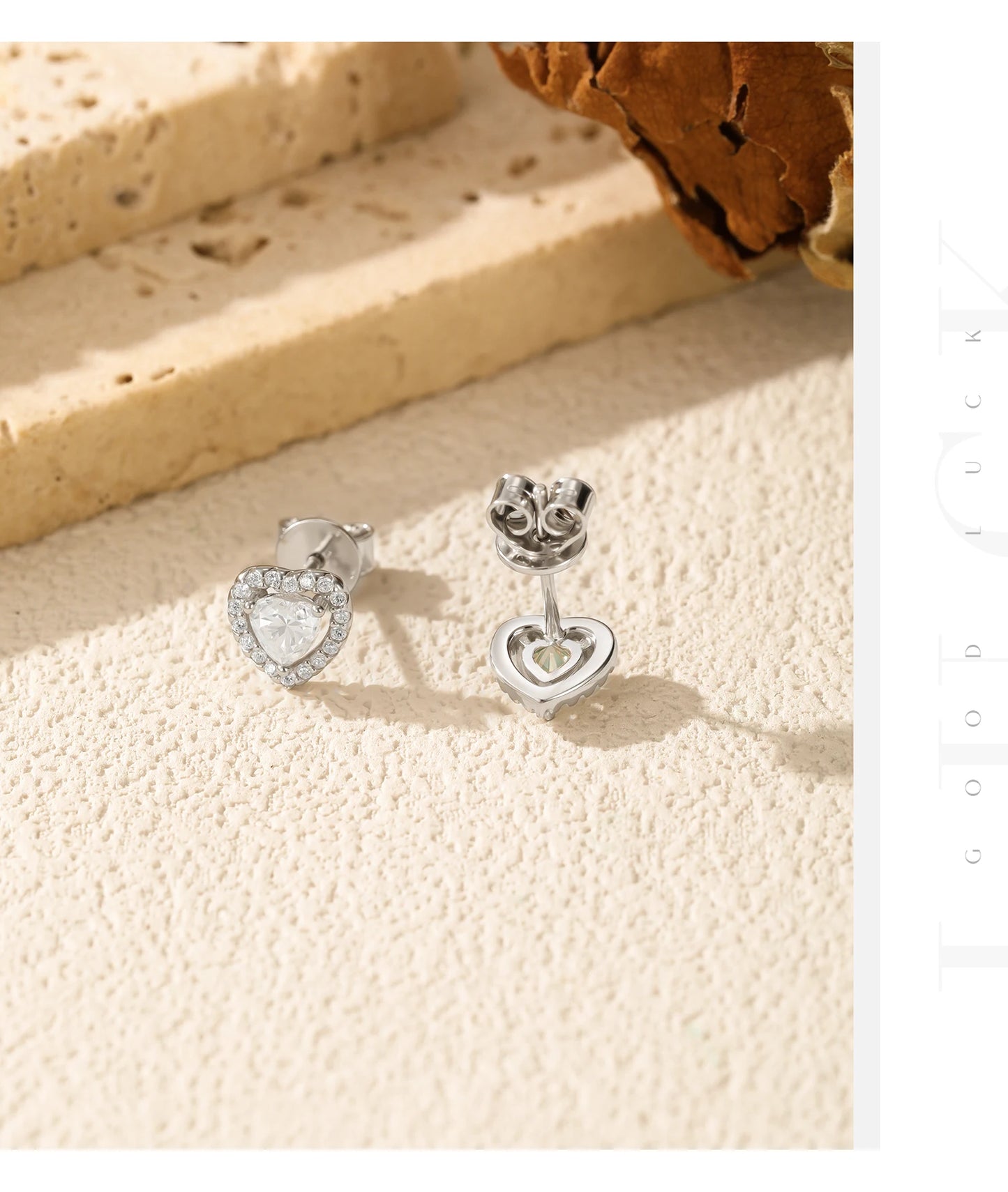 MODIAN Heart Moissanite Wedding Set 925 Sterling Silver Luxury Halo Earring Sparkle Rings Necklace For Women Bridal Jewelry