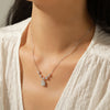 MODIAN 1CT D Color Moissanite Necklace 925 Sterling Silver Luxury Halo Charm Pendant Necklace For Women Bridal Wedding Jewelry
