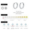 MODIAN D Color Moissanite Ear Buckles 925 Sterling Silver Sparkle Retro Hollow Stars Hoop Earrings For Women Fine Jewelry