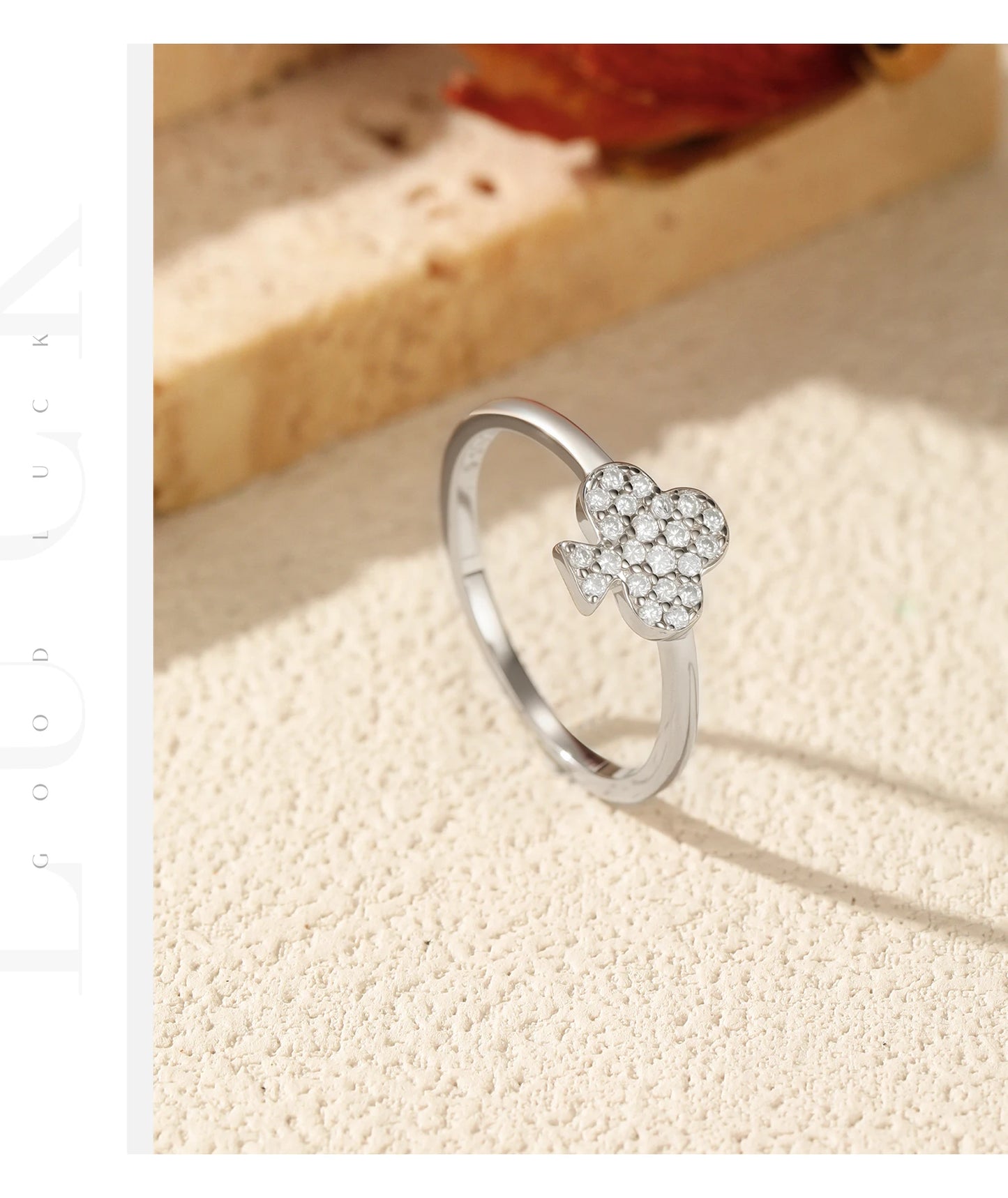 MODIAN D Color Moissanite 925 Sterling Silver Exquisite Charming Clubs Finger Rings For Women Vacation Party Fine Jewelry