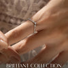 MODIAN D Color Moissanite Rings 925 Sterling Silver Exquisite Arrow Thin Finger Sparkling Rings For Women Wedding Fine Jewelry