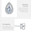 MODIAN D Color Pear Cut Moissanite Stud Earrings 925 Sterling Silver Water Drop Lab Created Diamond Wedding Jewelry For Women