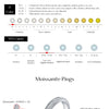 MODIAN Dazzling D Color Rectangle Moissanite Stackable Rings 925 Sterling Silver Eternity Band Rings For Women Fine Jewelry