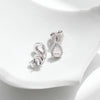 MODIAN D Color Pear Cut Moissanite Stud Earrings 925 Sterling Silver Water Drop Lab Created Diamond Wedding Jewelry For Women