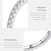 MODIAN Luxury D Color Moissanite Band Stackable Ring For Women Real 925 Sterling Silver Wedding Jewelry With Exquisite Box Gift