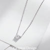 MODIAN Moissanite Pendant Necklace D Color 0.8CT Lab Diamond For Women Wedding Engagement 925 Sterling Silver Fine Jewelry Gift