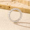 MODIAN Dazzling D Color Moissanite Eternity Band Rings 925 Sterling Silver Luxury Stackable Fashion Ring For Women Fine Jewelry