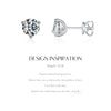 MODIAN D Color 1CT Moissanite Earrings 925 Sterling Silver Sparkling Three Prong Setting Stud Earrings For Women Wedding Jewelry