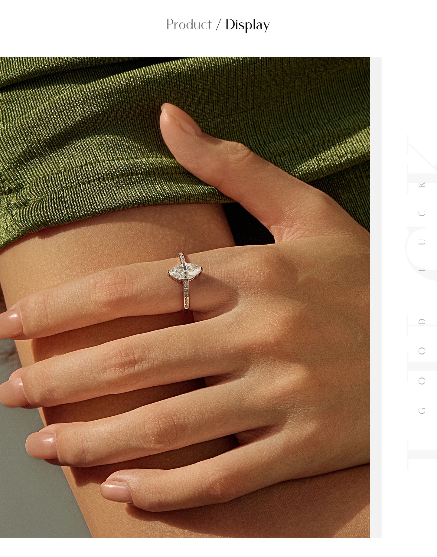MODIAN Marquise Cut D Color Moissanite Finger Rings 925 Sterling Silver Exquisite Wedding Engagement Ring For Women Fine Jewelry