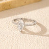 MODIAN Marquise Cut D Color Moissanite Finger Rings 925 Sterling Silver Exquisite Wedding Engagement Ring For Women Fine Jewelry