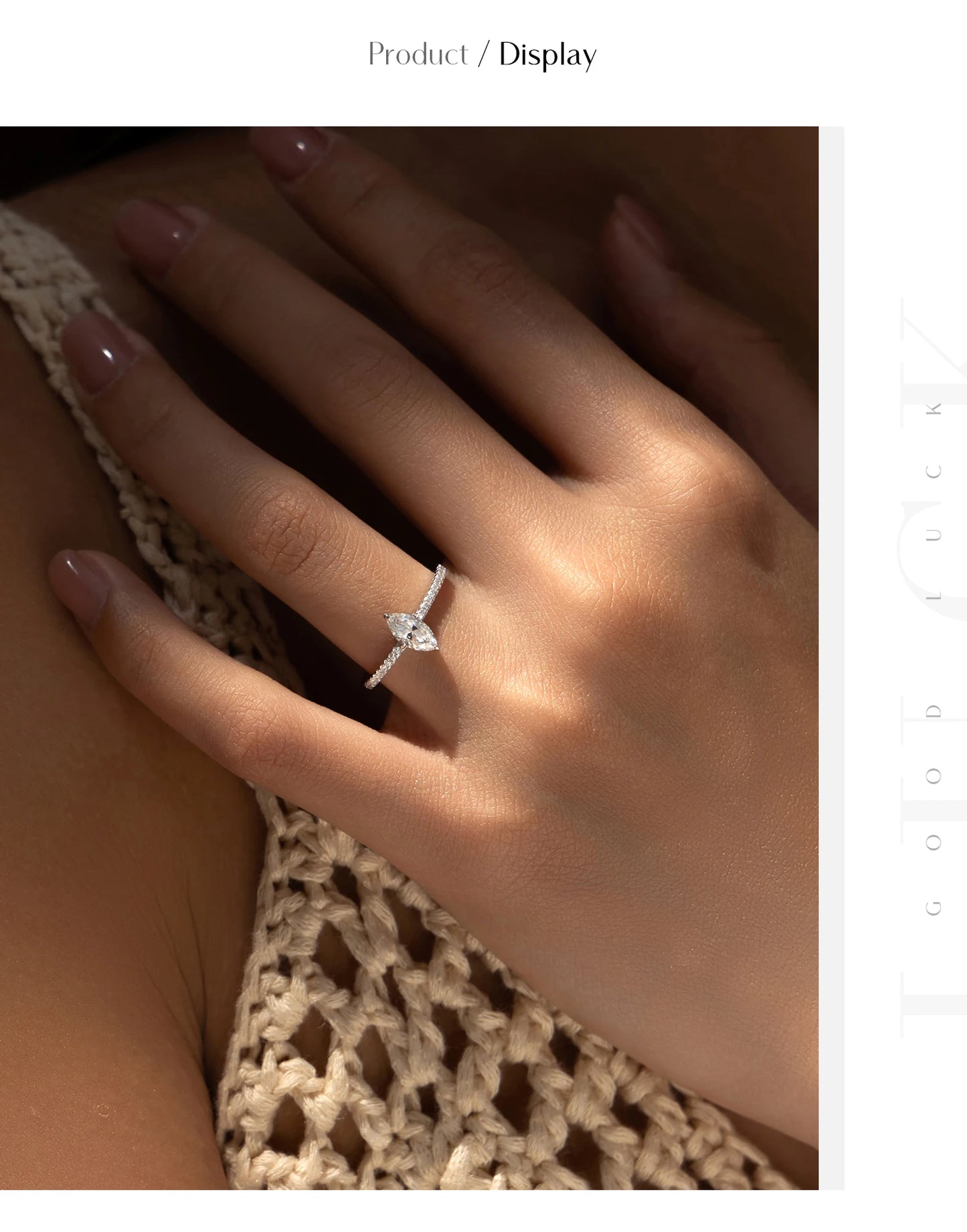 MODIAN 0.5Ct Rhombus Moissanite Ring 925 Sterling Silver Sparkling Lab Created Diamond Wedding Rings For Women Bridal Jewelry