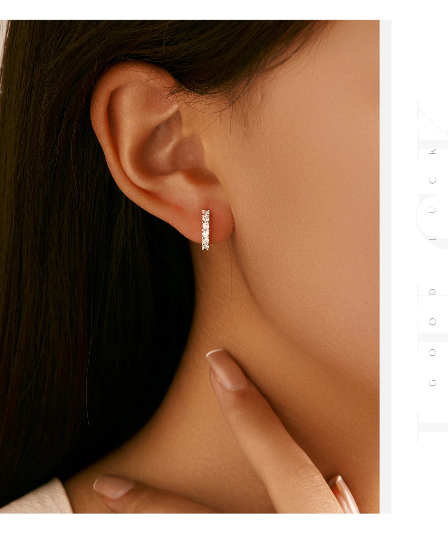 MODIAN D Color Moissanite 925 Sterling Silver Luxury Sparkle Geometric Hoop Earrings Ring For Women Wedding Fine Jewelry Set