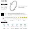 MODIAN D Color Stackable Moissanite Ring 925 Sterling Silver Beads Sparkling Trendy Rings For Women Party Vacation Jewelry