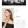 MODIAN D Color Round Moissanite Eternity Ring 925 Sterling Silver Stackable Finger Rings For Women Wedding Fine Jewelry Gifts