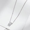 MODIAN Moissanite Pendant Necklace D Color 0.8CT Lab Diamond For Women Wedding Engagement 925 Sterling Silver Fine Jewelry Gift