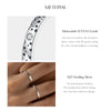 MODIAN D Color Moissanite Sparkle Couple Ring 925 Sterling Silver Charming Stars Ring For Women and Men Anniversary Fine Jewelry
