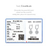 MODIAN D Color Moissanite Drop Earrings 925 Sterling Silver Halo Dangle Earrings For Women Wedding Engagement Fine Jewelry Gift