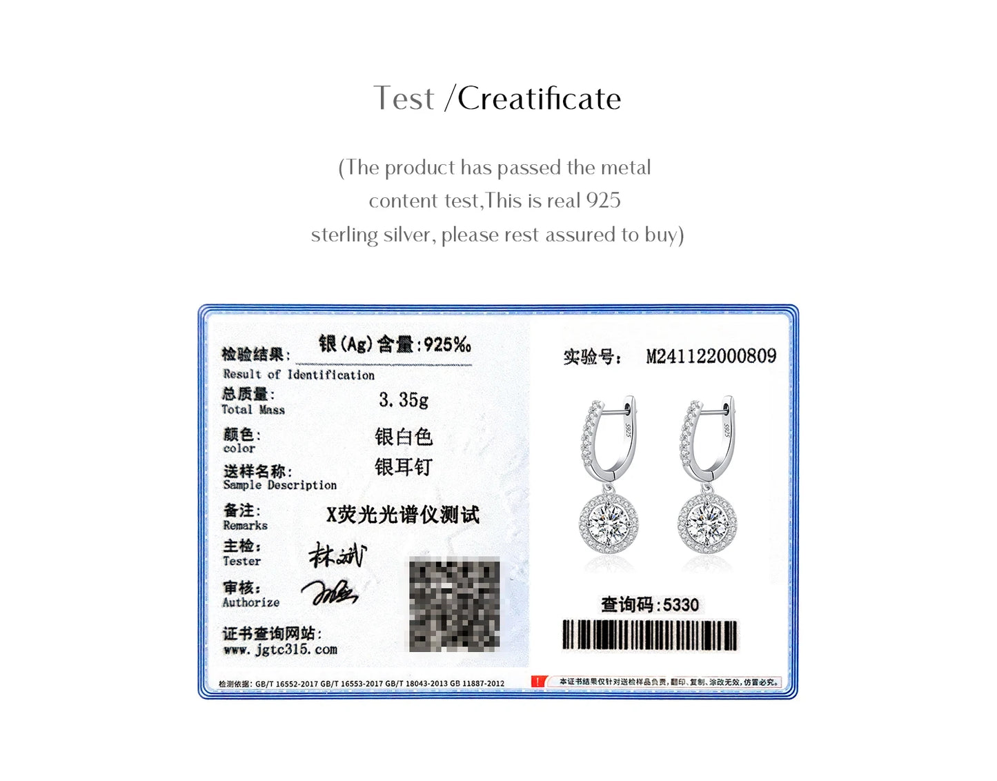 MODIAN D Color Moissanite Drop Earrings 925 Sterling Silver Halo Dangle Earrings For Women Wedding Engagement Fine Jewelry Gift