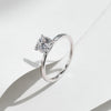 MODIAN 1CT Moissanite Ring Delicate Square Cushion Cut Lab Diamond Ring 925 Sterling Silver Wedding Statement Jewelry For Women