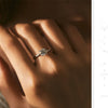 MODIAN 1CT Moissanite Ring Delicate Square Cushion Cut Lab Diamond Ring 925 Sterling Silver Wedding Statement Jewelry For Women