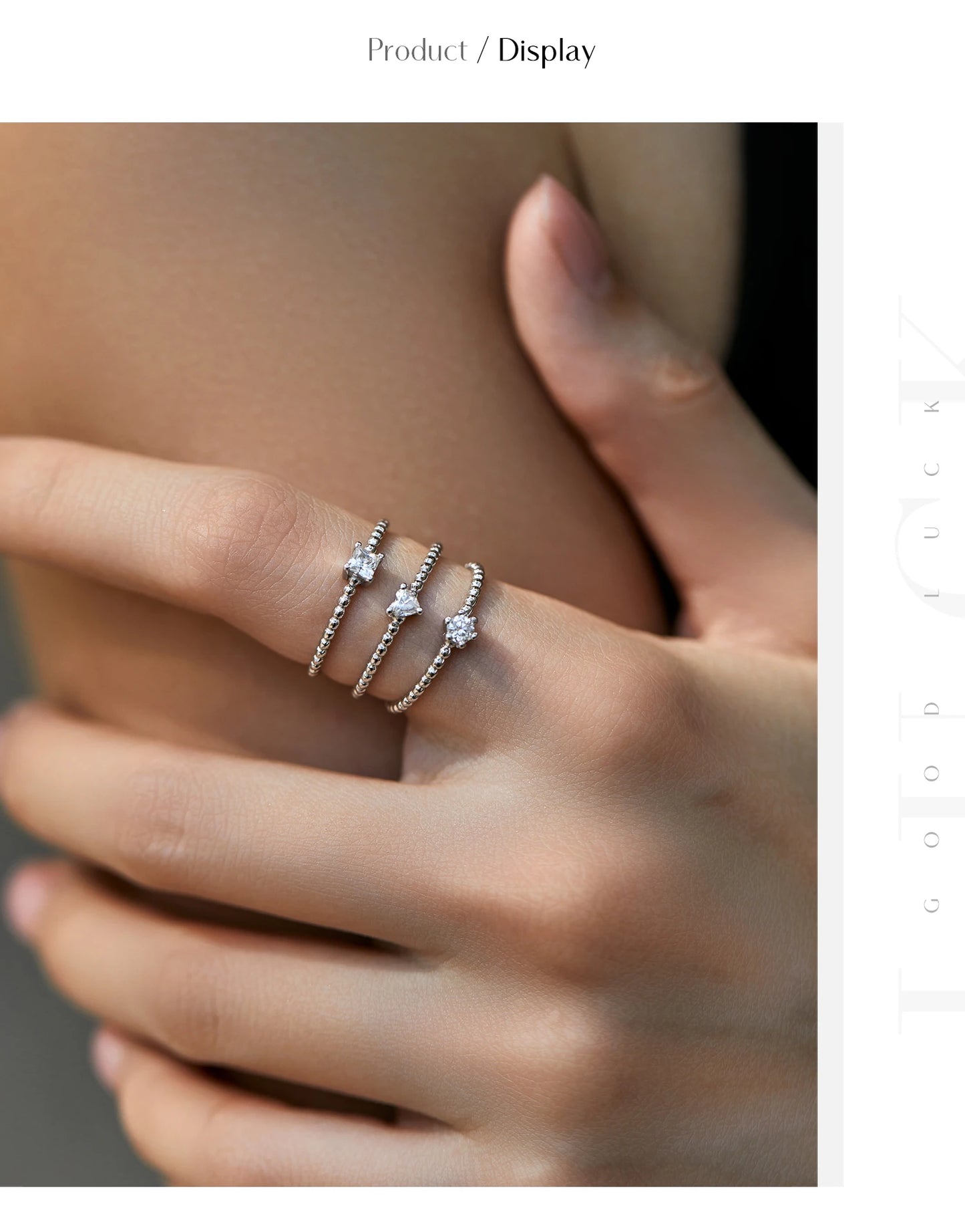 MODIAN D Color Geometric Shaped Moissanite Ring 925 Sterling Silver Heart Square Lab Diamond Wedding Band Jewelry For Women