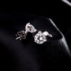 MODIAN D Color 1CT Moissanite Earrings 925 Sterling Silver Sparkling Three Prong Setting Stud Earrings For Women Wedding Jewelry