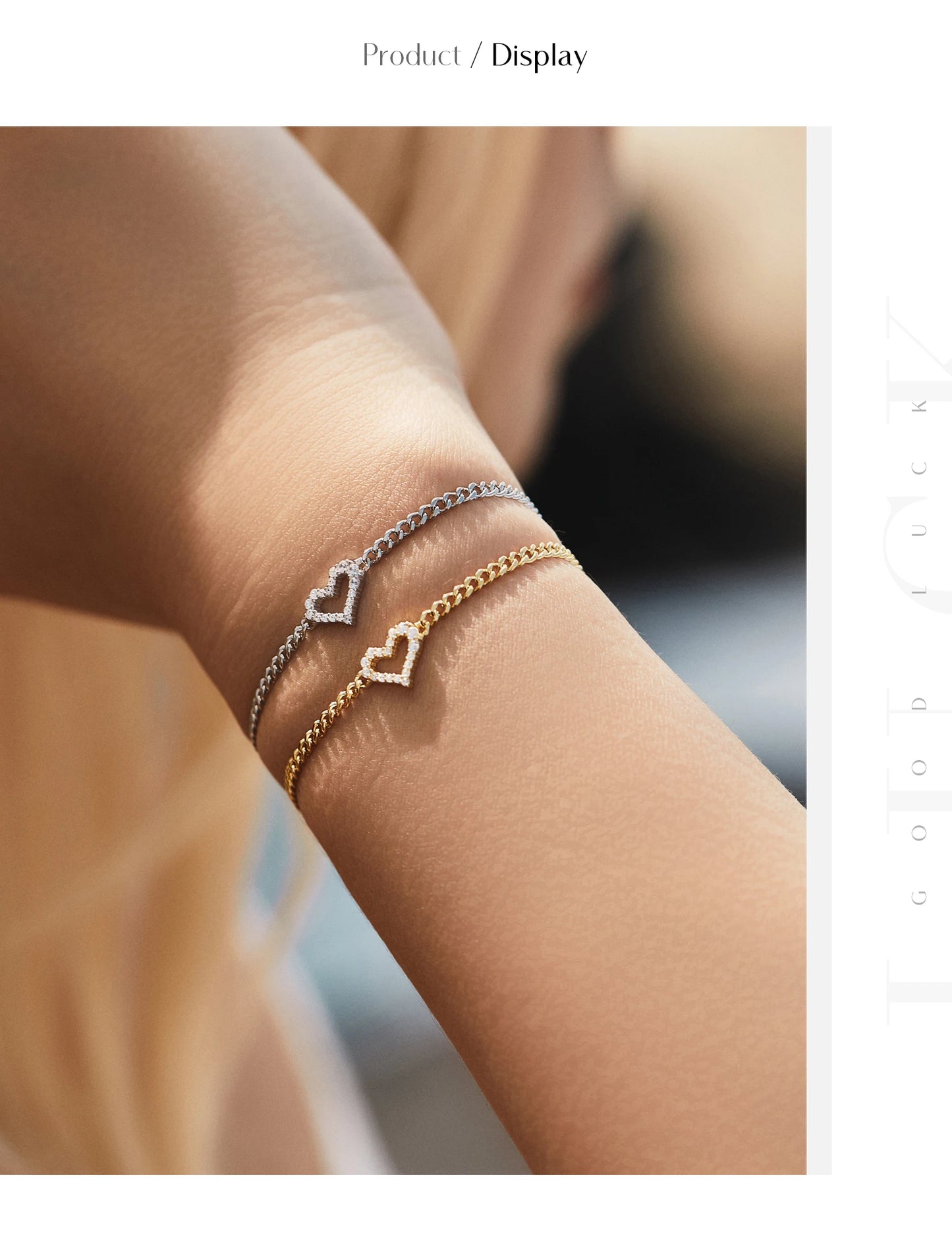 MODIAN D Color Pave Setting Moissanite Bracelets 925 Sterling Silver Romantic Heart Gourmette Bracelet For Women Jewelry Gifts