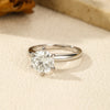 MODIAN 2ct D Color VVS1 Clarity Moissanite 925 Sterling Silver Dazzling Classic Crown Rings For Women Wedding Fine Jewelry
