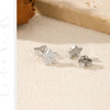 MODIAN D Color Shinning Moissanite 925 Sterling Silver Cute Stars Stud Earrings For Women Daily Party Fine Jewelry Accessories