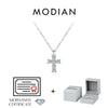 MODIAN D Color Moissanite 925 Sterling Silver Stackable Pendant Necklaces Lab Diamond Link Chain Jewelry For Women Luxury Gift