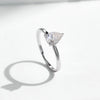 MODIAN D Color Pear Cut Moissanite Ring 925 Sterling Silver Water Drop Lab Diamond Wedding Rings For Women Wedding Fine Jewelry