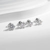 MODIAN 1 Carat D Color Moissanite Stud Earrings 925 Sterling Silver Sparkling Wedding Platinum Plated Fine Jewelry For Women