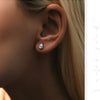 MODIAN D Color Pear Cut Moissanite Stud Earrings 925 Sterling Silver Water Drop Lab Created Diamond Wedding Jewelry For Women