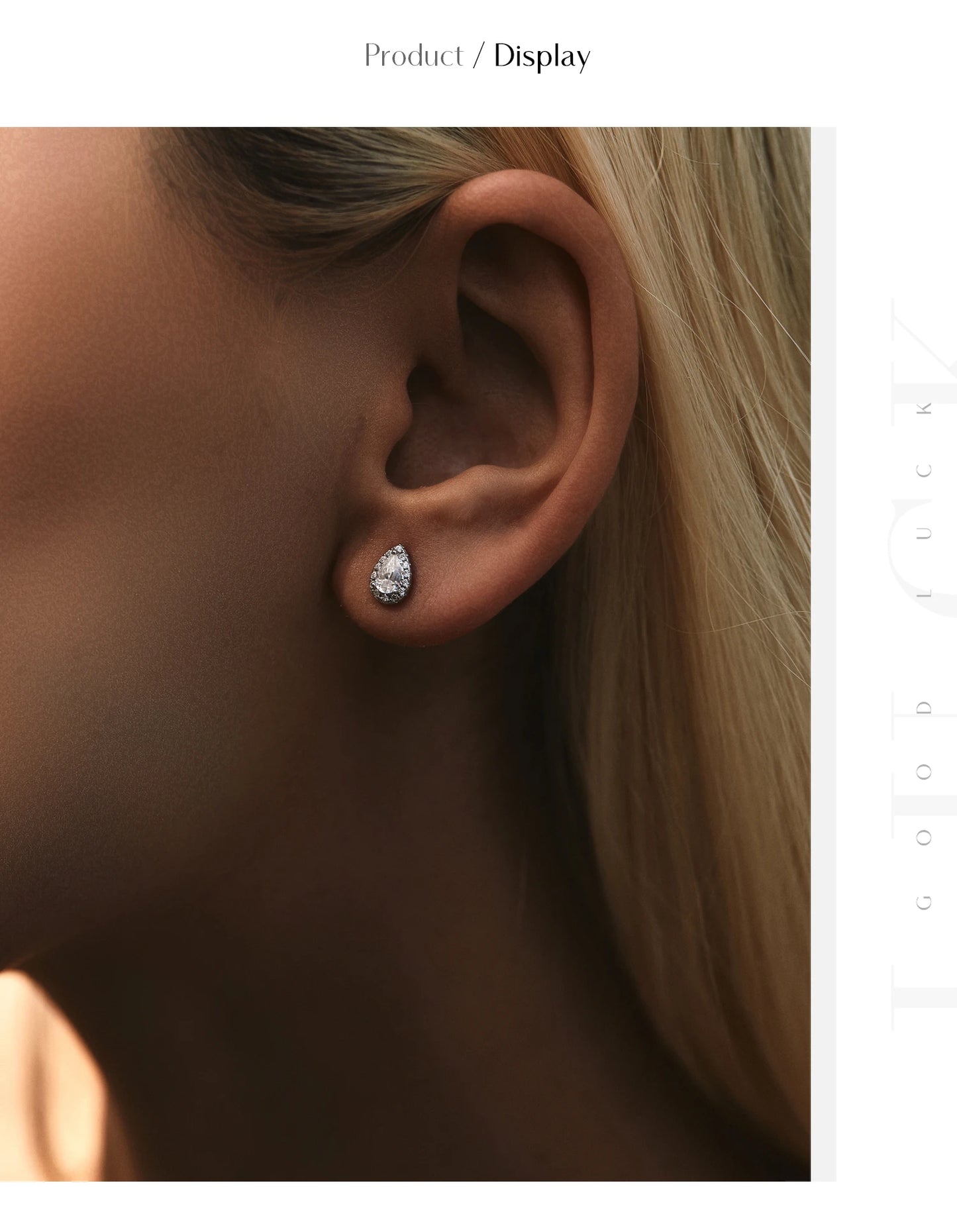 MODIAN D Color Pear Cut Moissanite Stud Earrings 925 Sterling Silver Water Drop Lab Created Diamond Wedding Jewelry For Women