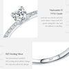MODIAN D Color Moissanite Ring Delicate Square 925 Sterling Silver Lab Diamond Ring For Women Wedding Statement Jewelry