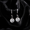 MODIAN 1CT D Color Sparkling Moissanite Hook Earrings 925 Sterling Silver Round Sway Dangle Earrings For Women Fine Jewelry