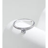 MODIAN D Color Moissanite Ring Delicate Square 925 Sterling Silver Lab Diamond Ring For Women Wedding Statement Jewelry